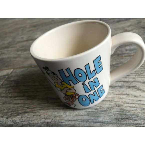 Russ Berrie‎ Hole in One Golf Coffee Mug Cup 8 oz - Picture 6 of 7